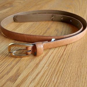 Tan/Light Brown Skinny Waist Belt